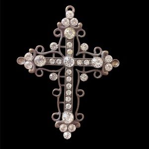 Rhinestone Cross Pendant